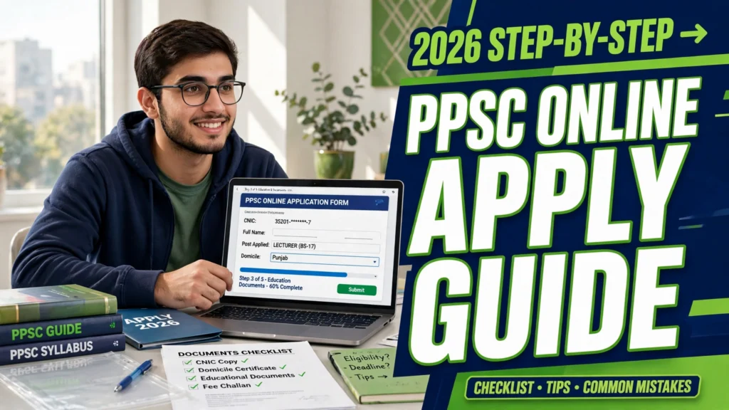 PPSC Online Apply Guide
